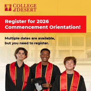 Register for 2026 Commencement Orientation | Multiple dates are available, but you need to register.