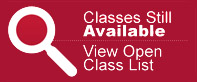 Classes Still Available, View Open Class List