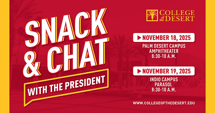 Snack and Chat with the President