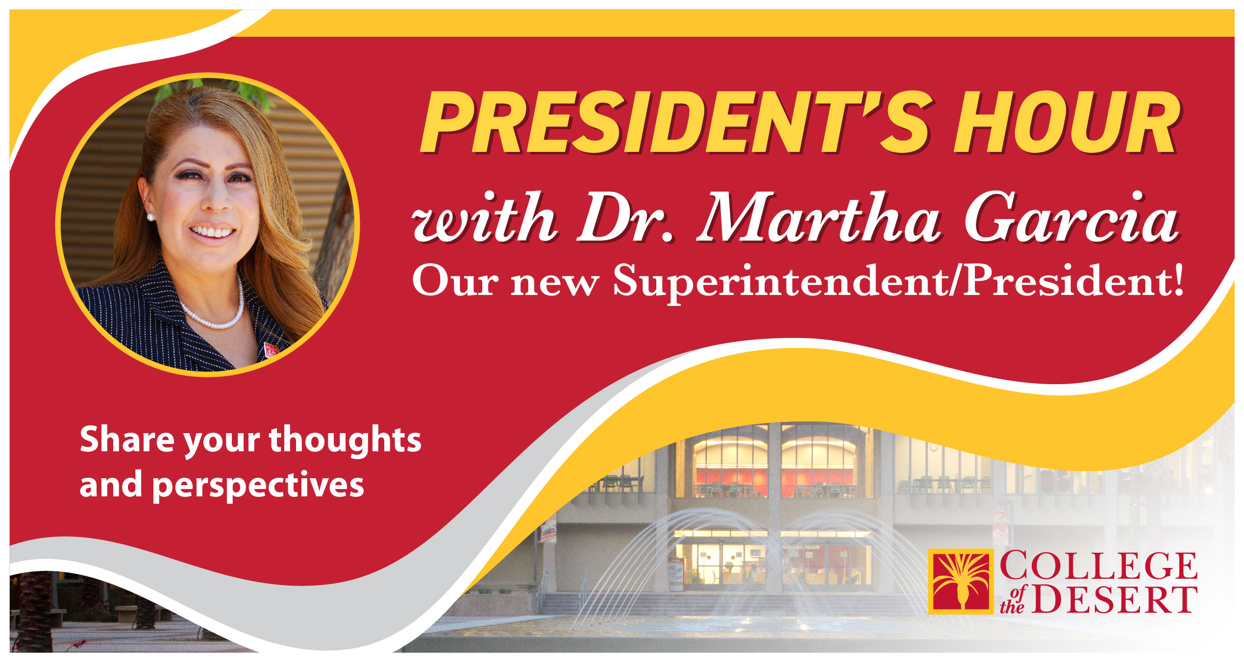 Dr. Martha Garcia President's Hour Event