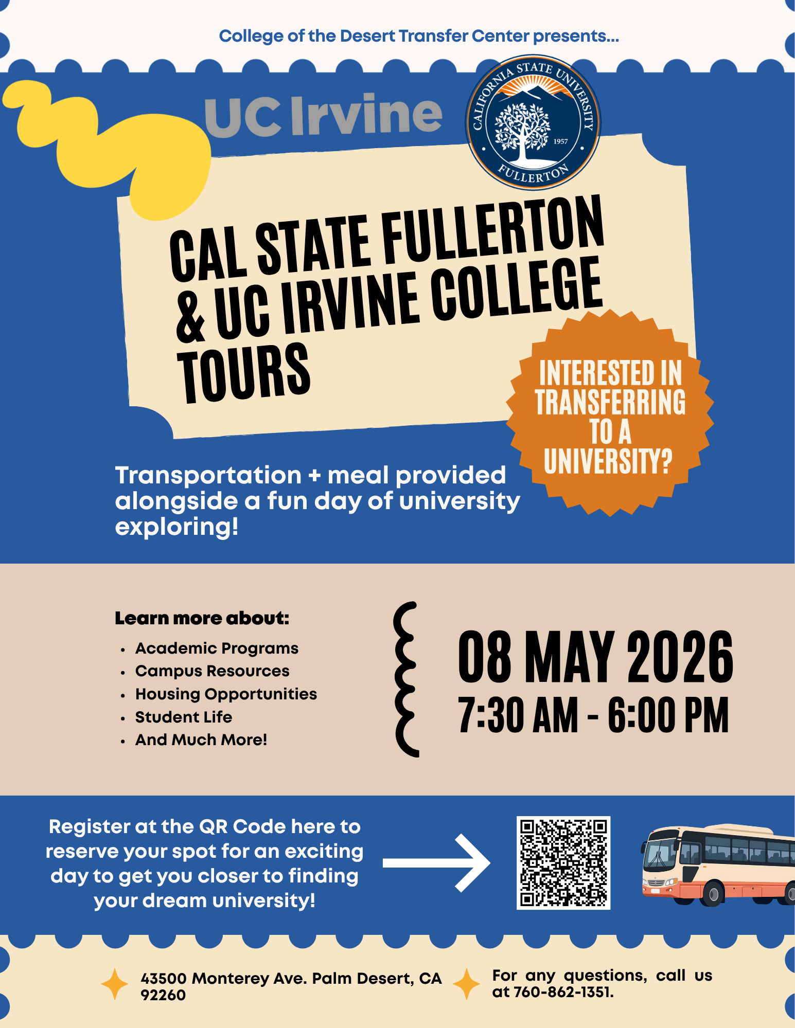 CSUF UCI TOUR