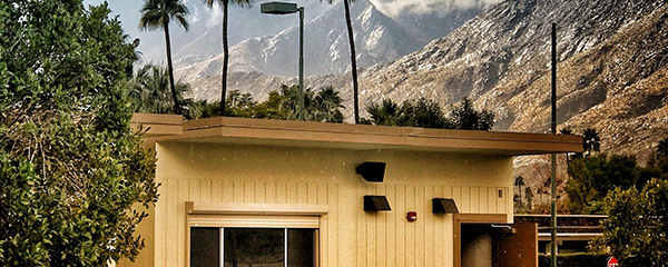 Exterior of Palm Springs module building